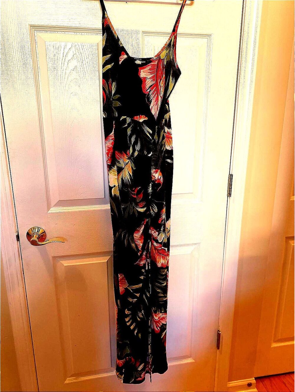 MInette Floral Print Maxi Dress with Spaghetti Straps XL